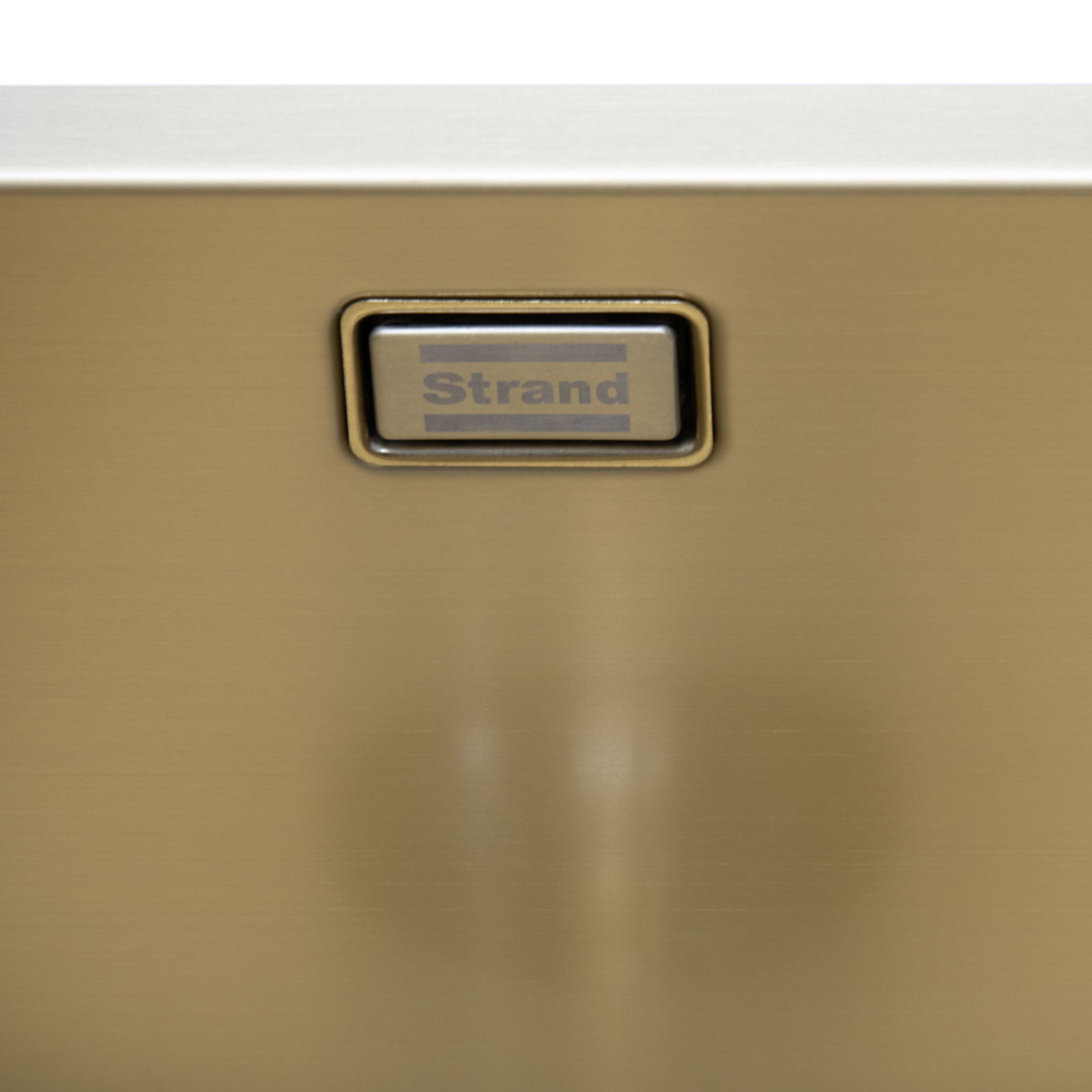 Enkelvask Strand Stainless SOLID med clips PVD Gold