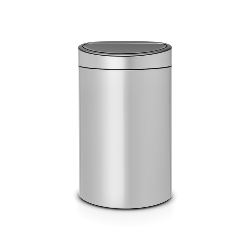 Soptunna Brabantia Touch Bin New 40 L Färg: Metallic Grå