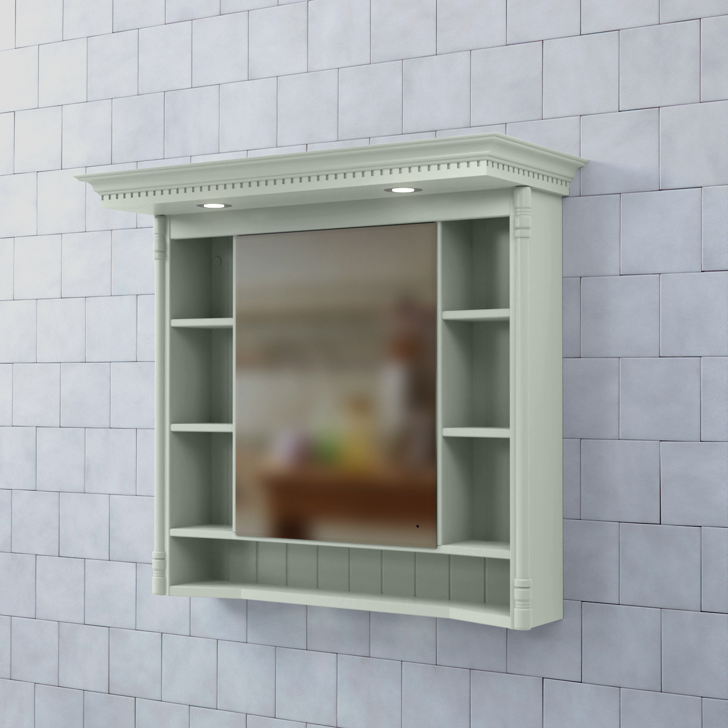 Spegelskåp Björbo Badrum Valhall med Belysning