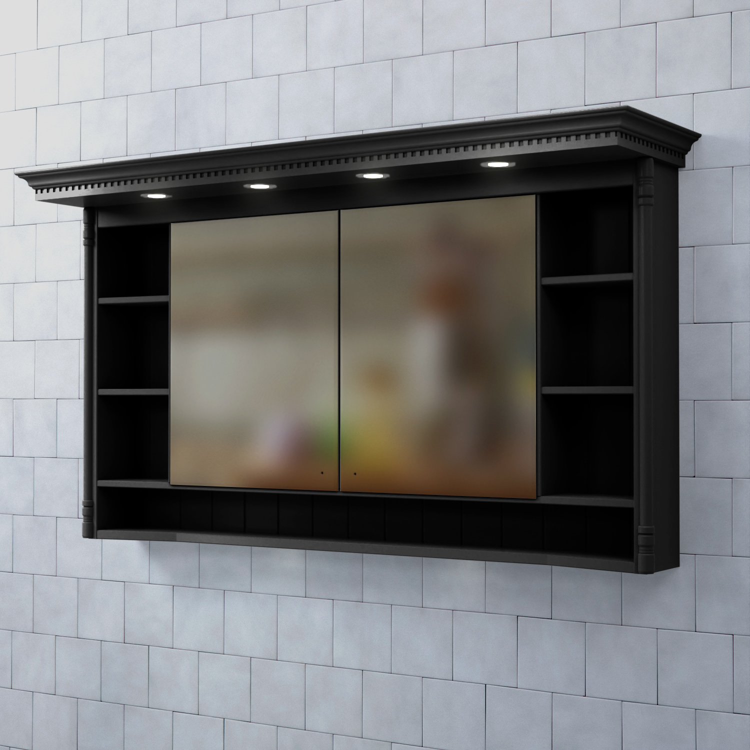 Spegelskåp Björbo Badrum Valhall med Belysning