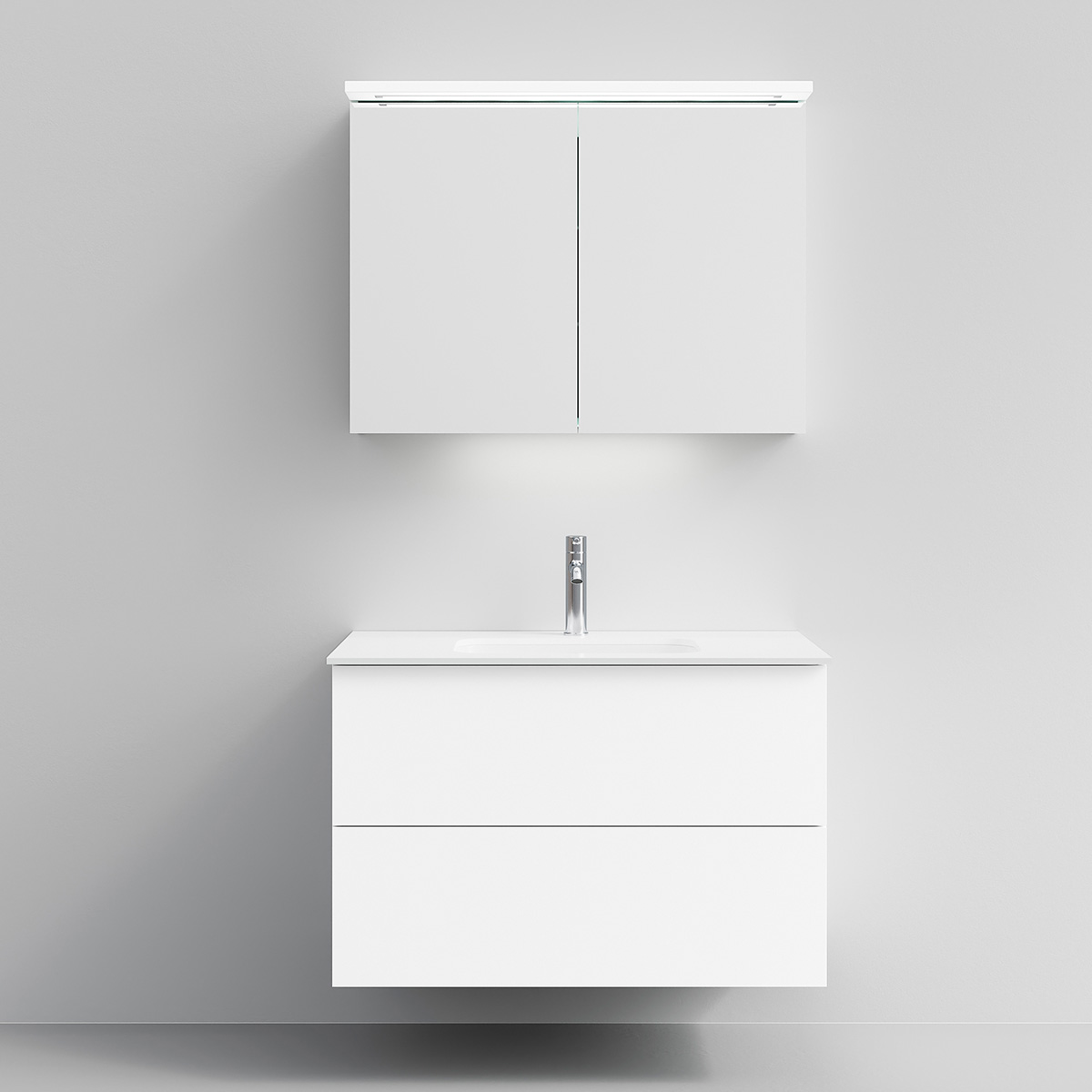 Spegelskåp Temal Highlight med LED-Belysning 2 Dörrar