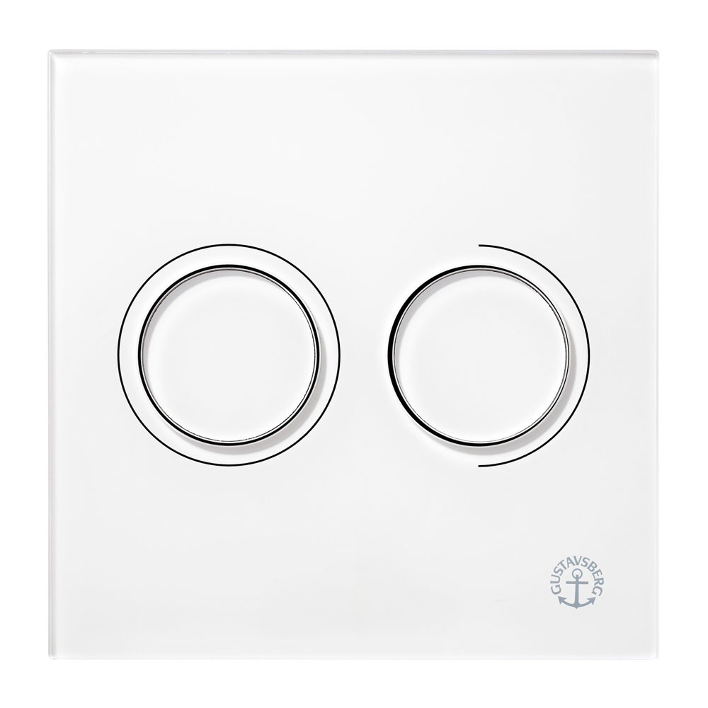 Spolknapp Gustavsberg till Triomont XS Duo Glas Pneumatisk