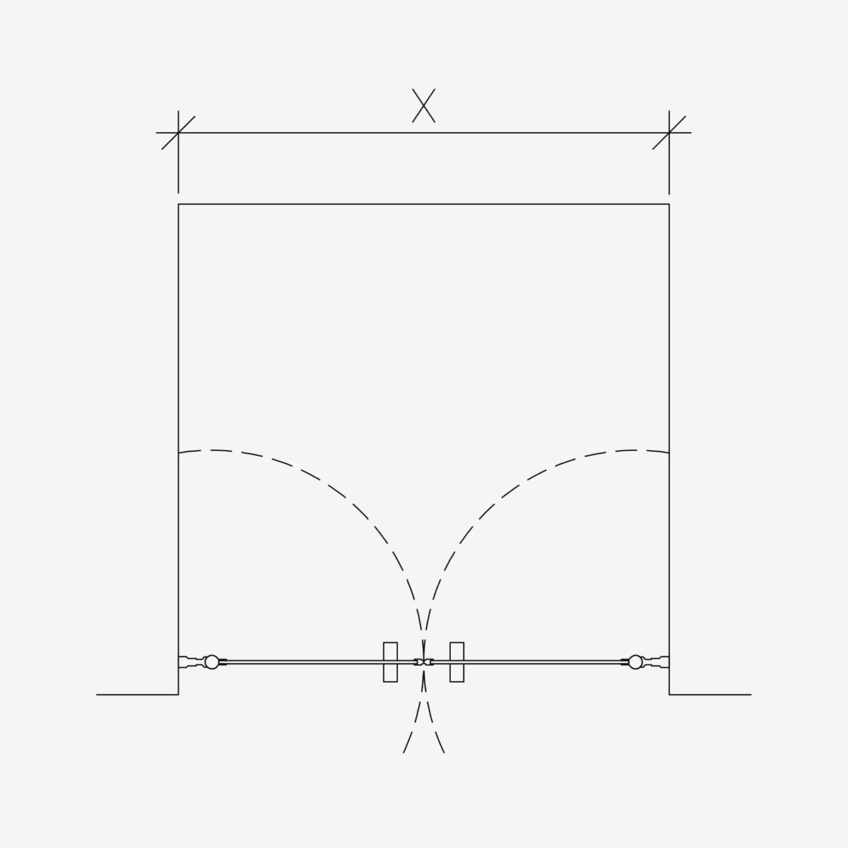Duschhörn Invitrea Prime PH22 med Glasrengöring