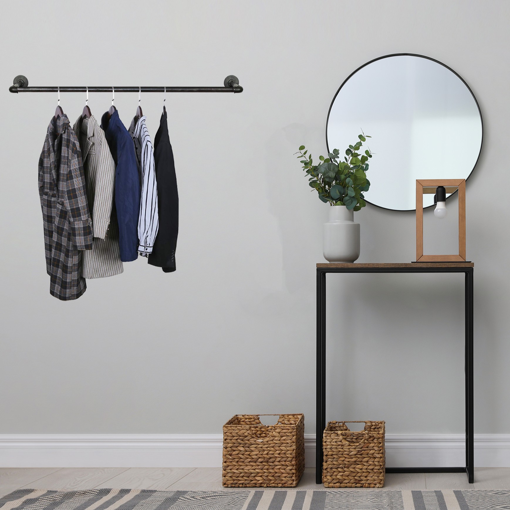 Klädstång Simple Racks Brooklyn Väggmonterad 111 cm