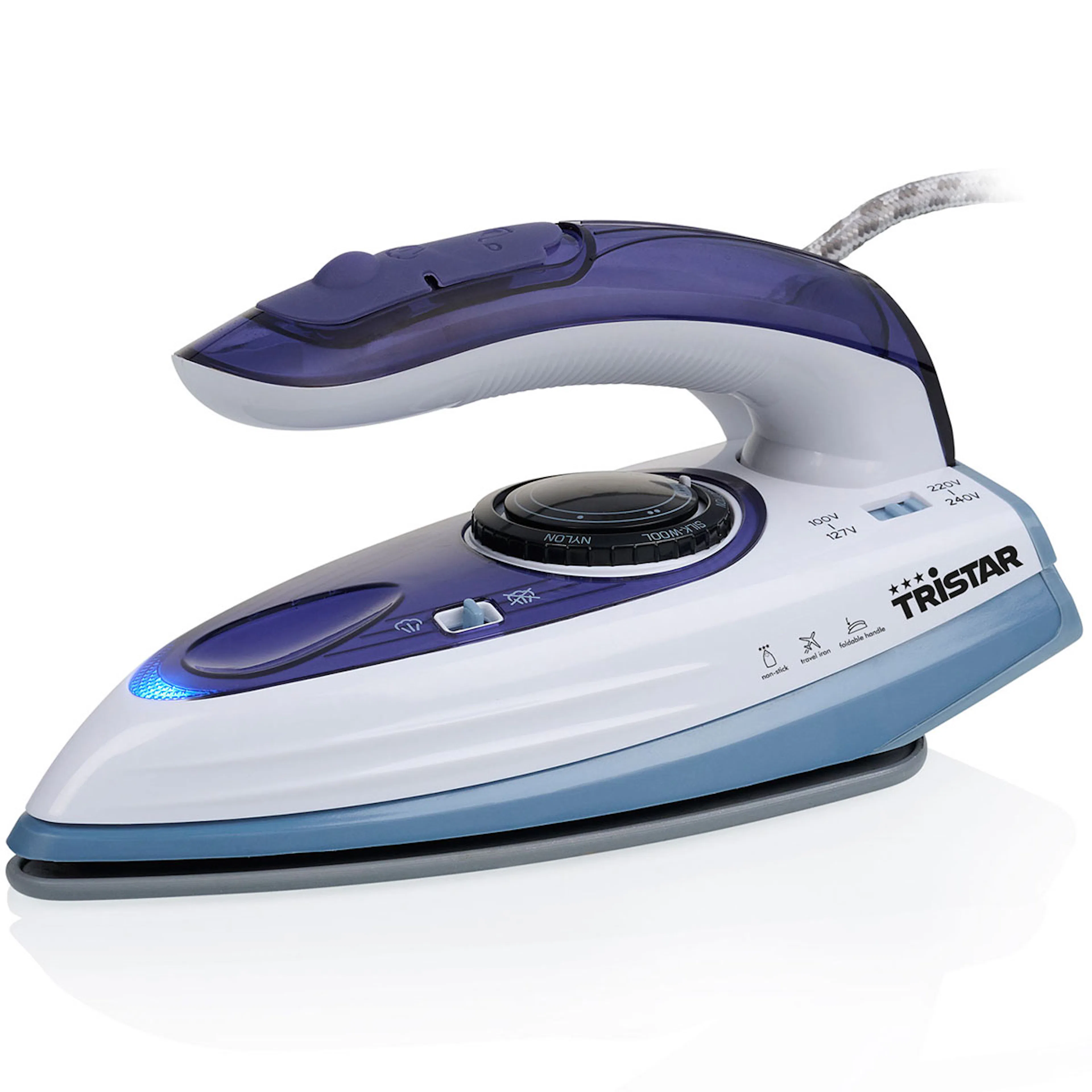 Resestrykjärn Tristar Vikbart 1000W