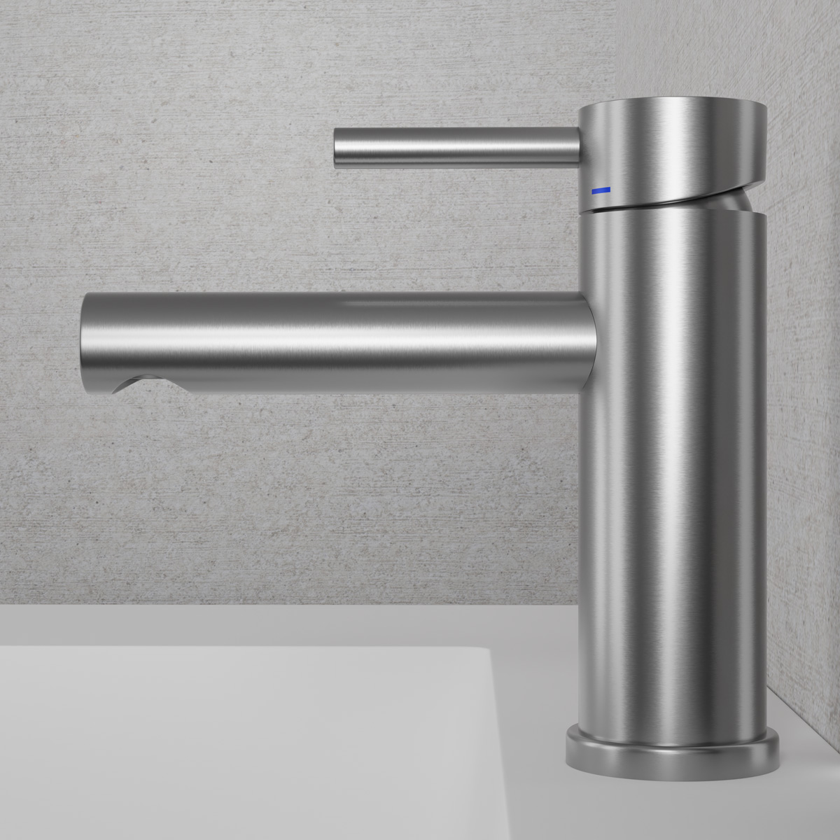 Tvättställsblandare Scandtap Steel Clear