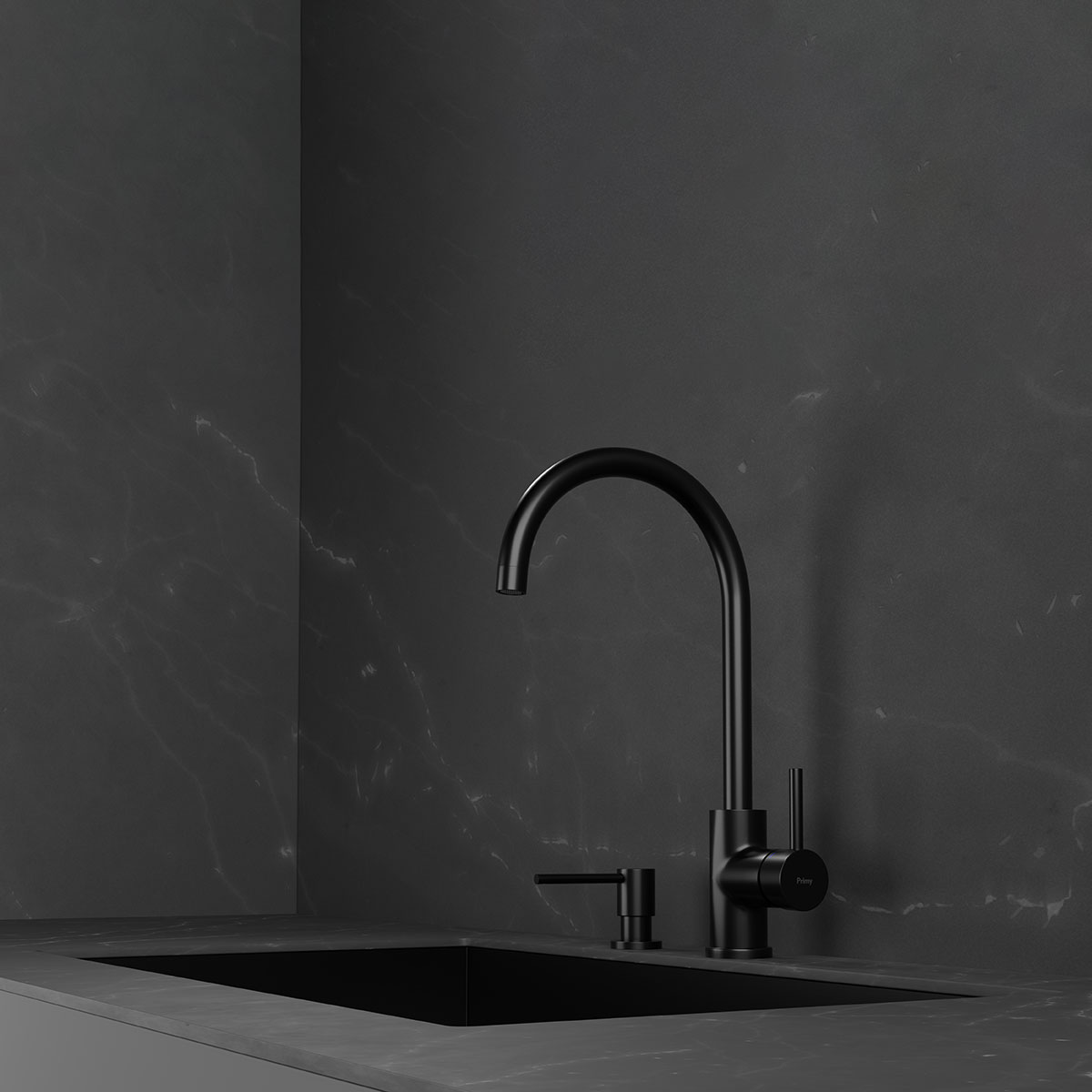 Köksblandare Scandtap Steel Curve Rostfritt Stål