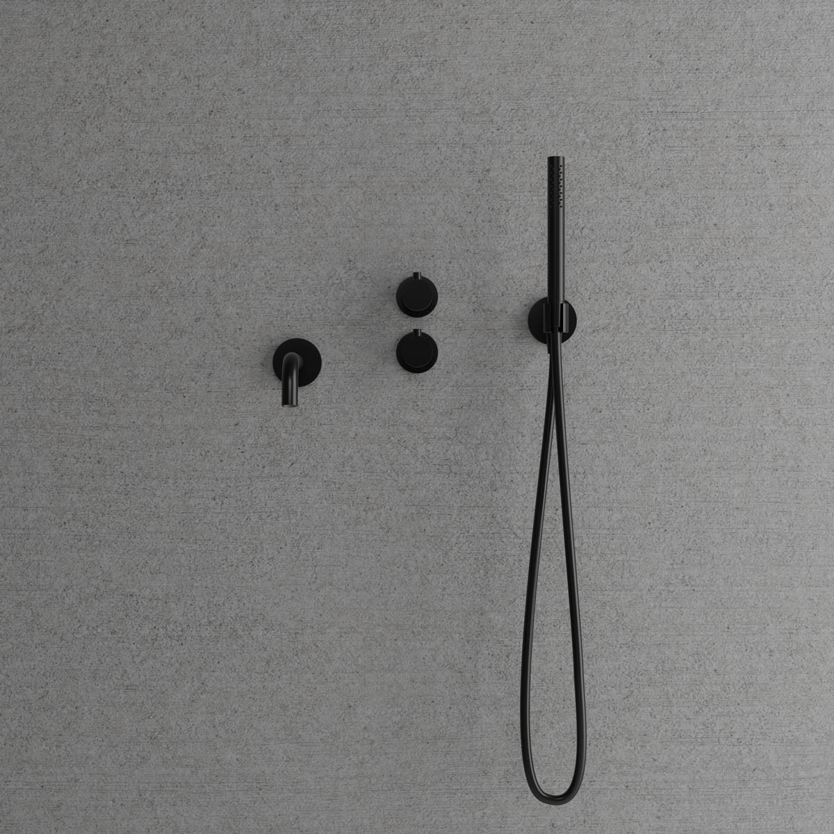 Badkarsblandare Scandtap Steel Harmonized 4 för Inbyggnad