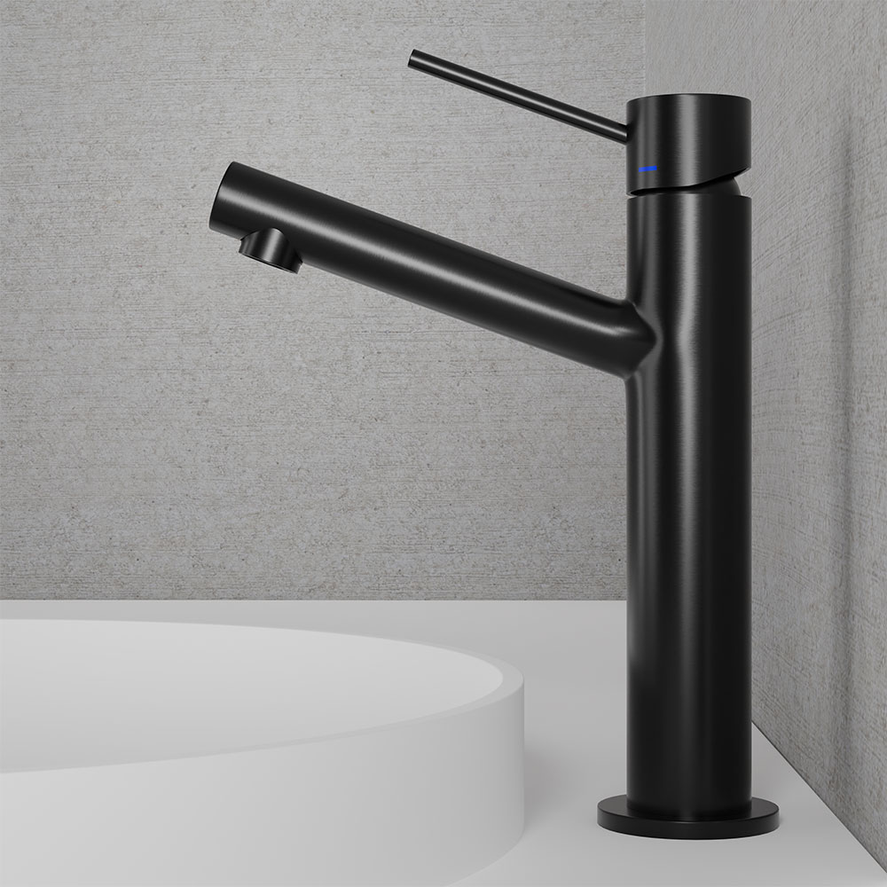 Tvättställsblandare Scandtap Steel Vector Medium