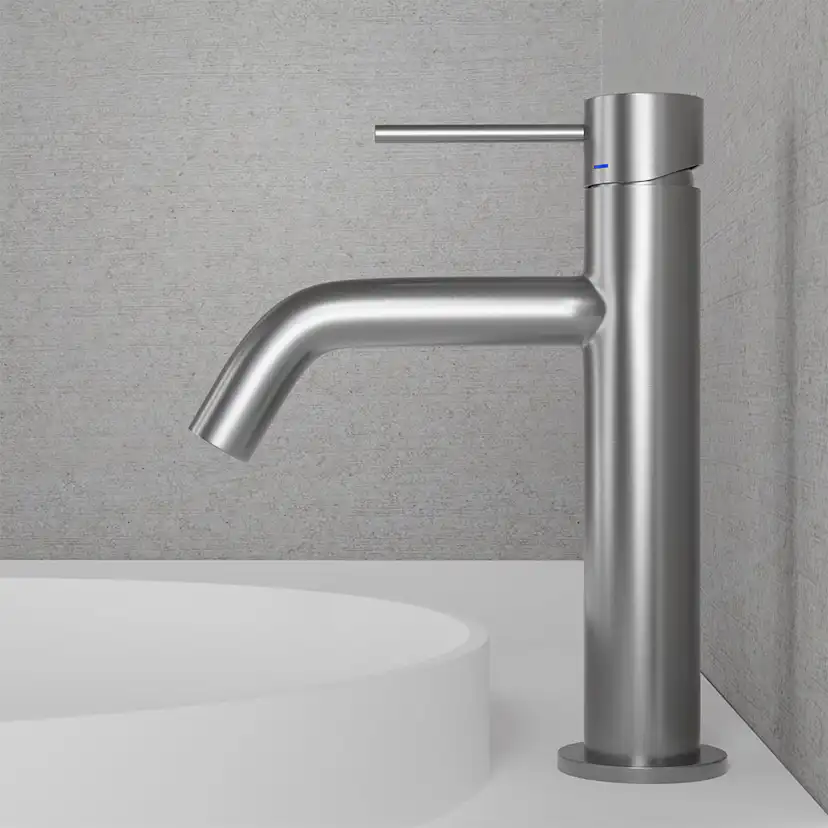 Tvättställsblandare Scandtap Steel Voyage Medium