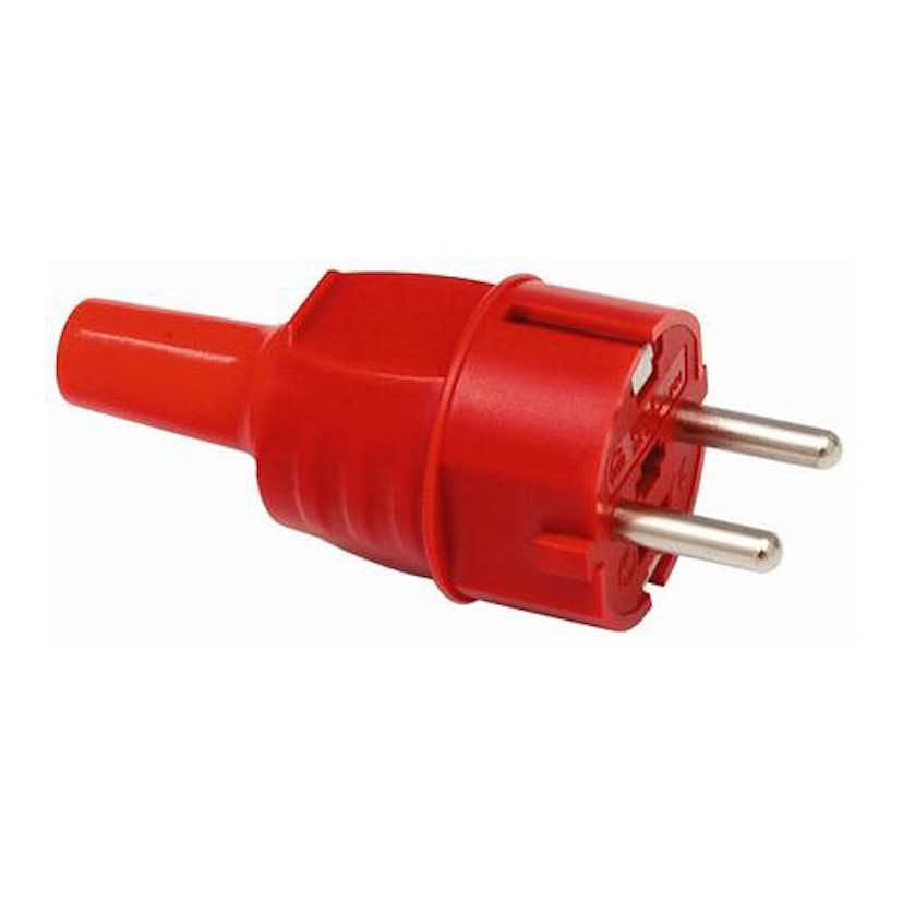 Stickpropp Malmbergs med Jord IP44 Vit Röd