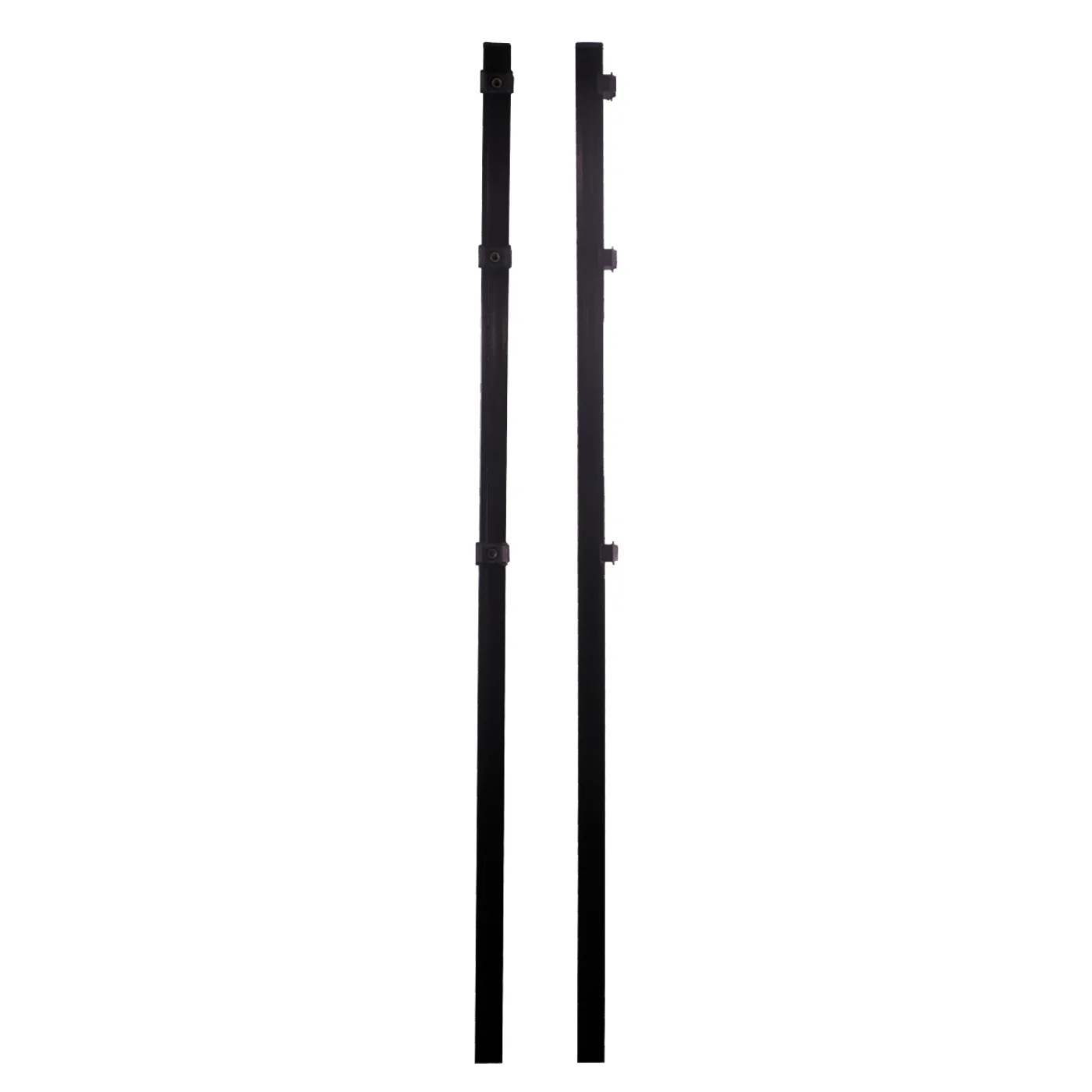 Stolpe NSH till Panelstängsel 40x40 mm Svart