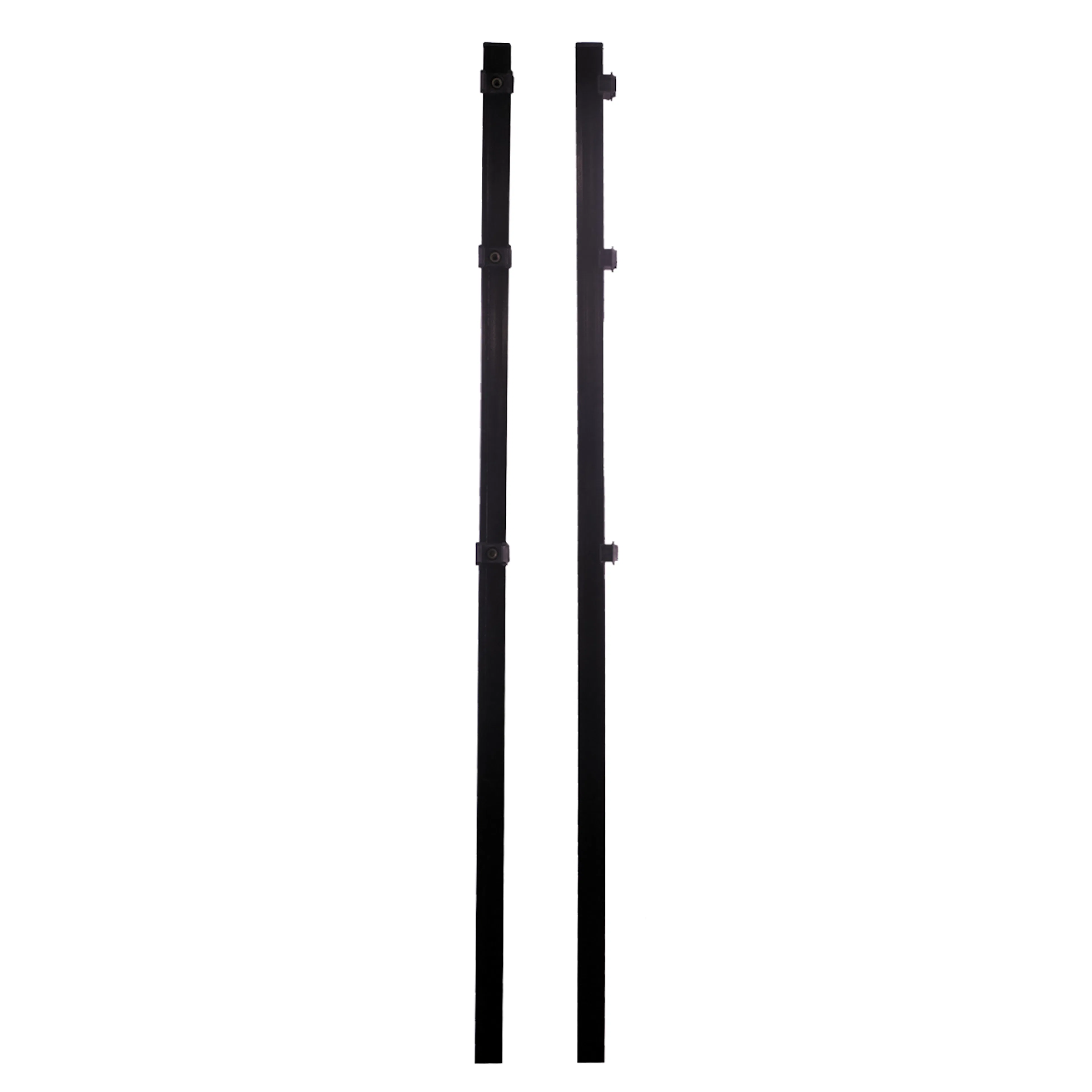Stolpe NSH till Panelstängsel 40x40 mm Svart