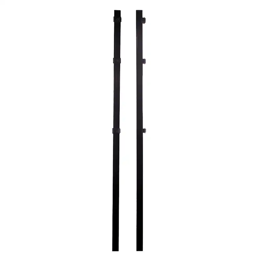 Stolpe NSH till Panelstängsel 40x40 mm Svart