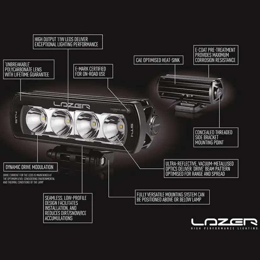 Extraljus Lazer LED ST8 Evolution