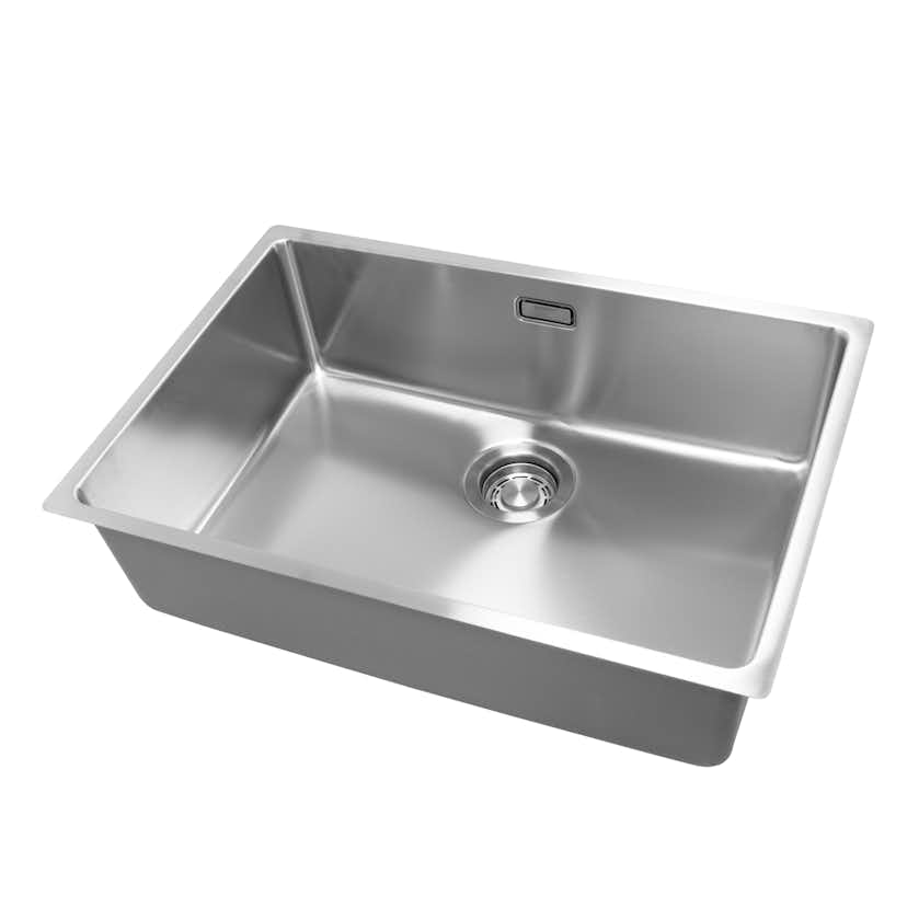 Diskho Strand Stainless STX60-E Pressad Enkelvask för underlimning