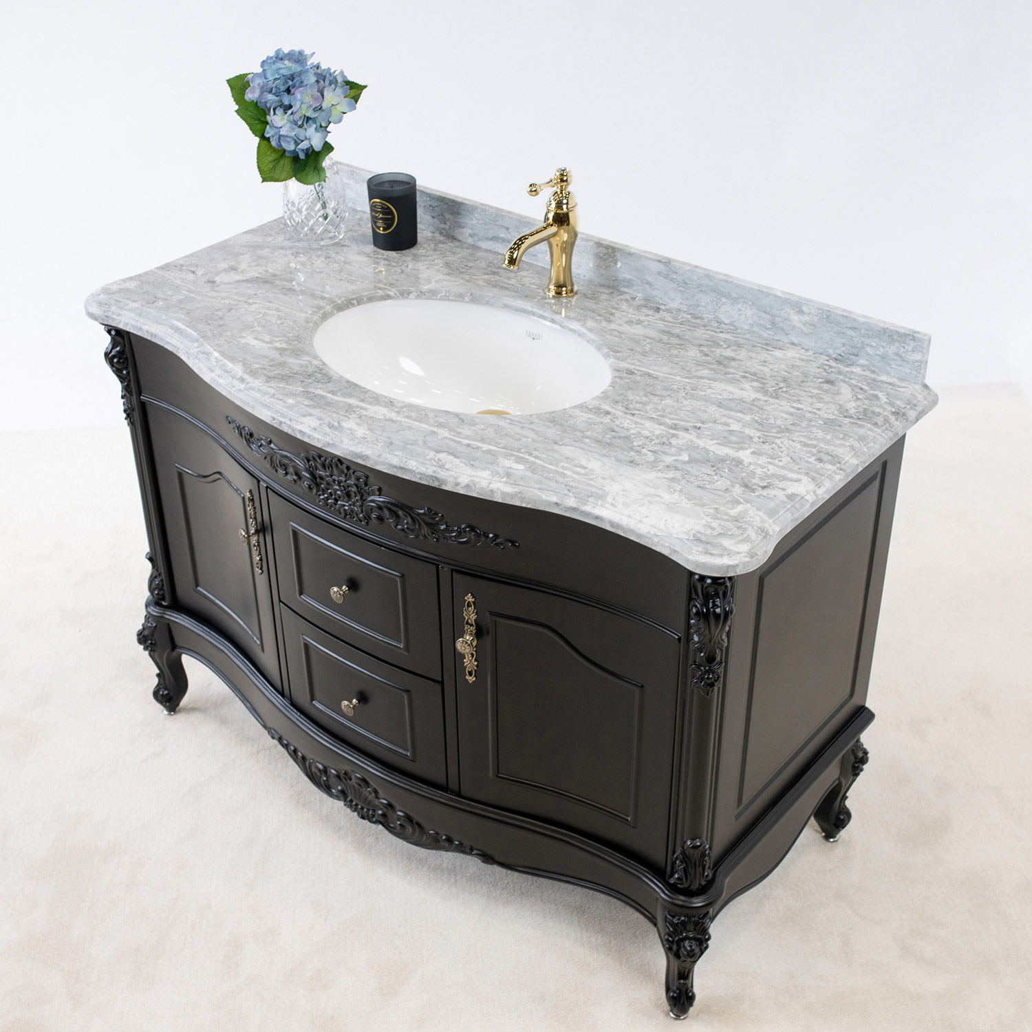 Tvättställsskåp Vesani Ottawa Blå Marmor