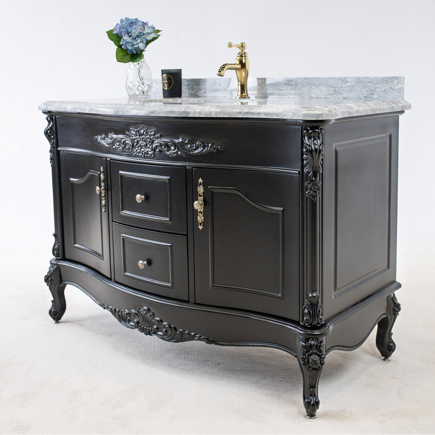 Tvättställsskåp Vesani Ottawa Blå Marmor