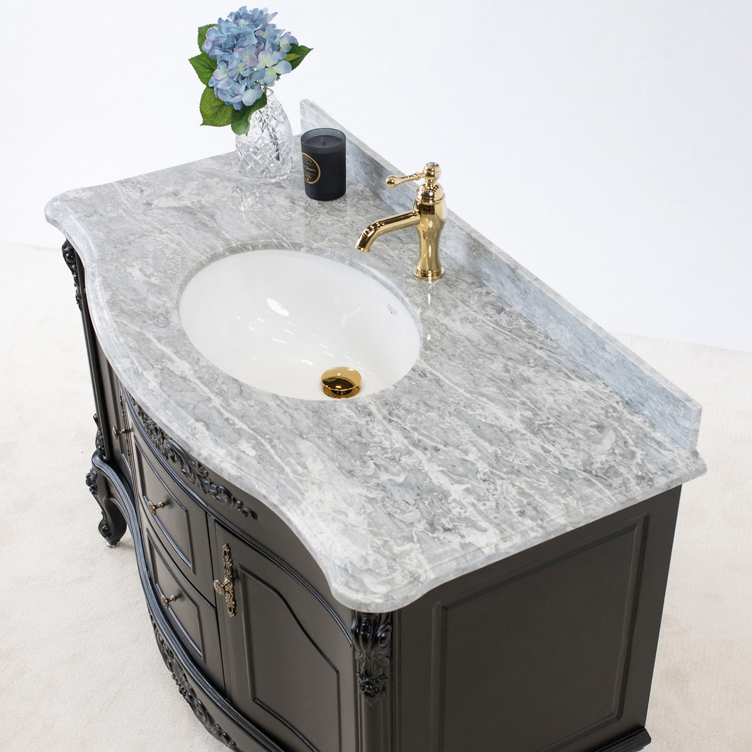 Tvättställsskåp Vesani Ottawa Blå Marmor