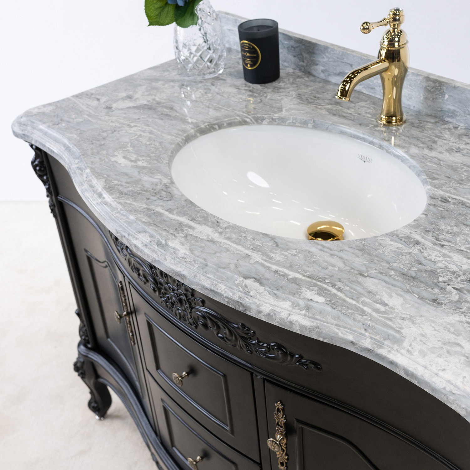 Tvättställsskåp Vesani Ottawa Blå Marmor