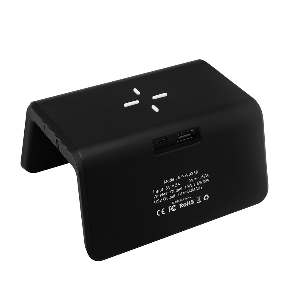 Väckarklocka Audix med Trådlös Laddare Färg: Svart