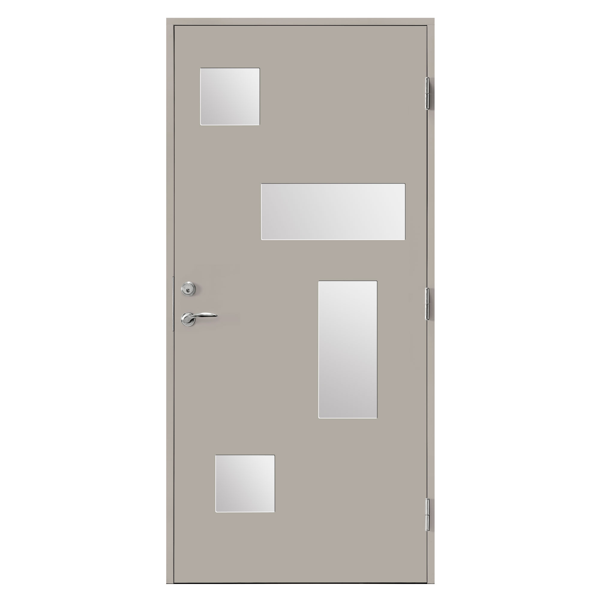 Ytterdörr Br. Johansson SY148 Sotat Glas