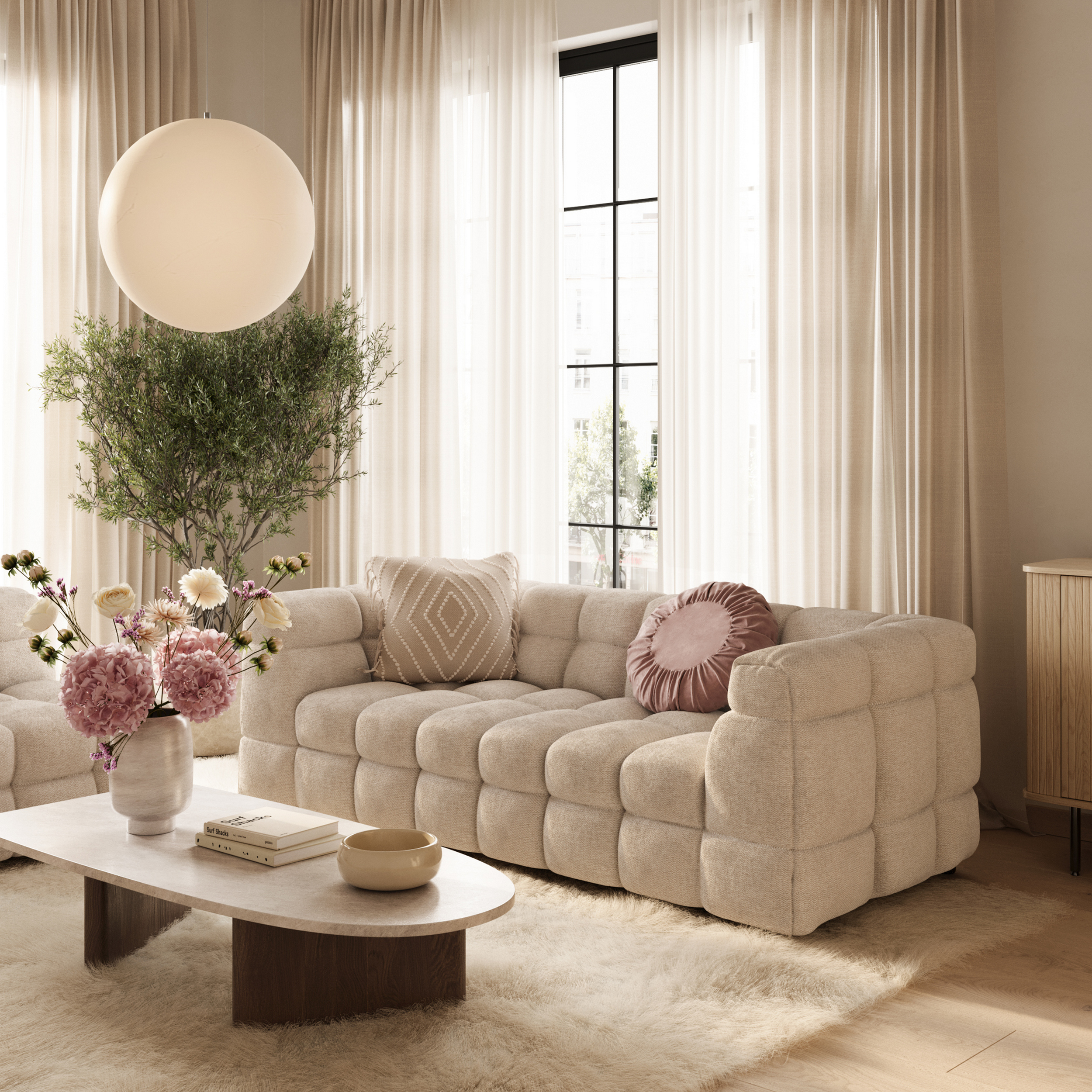 3-sitssoffa Andrarum Elise Bubblig