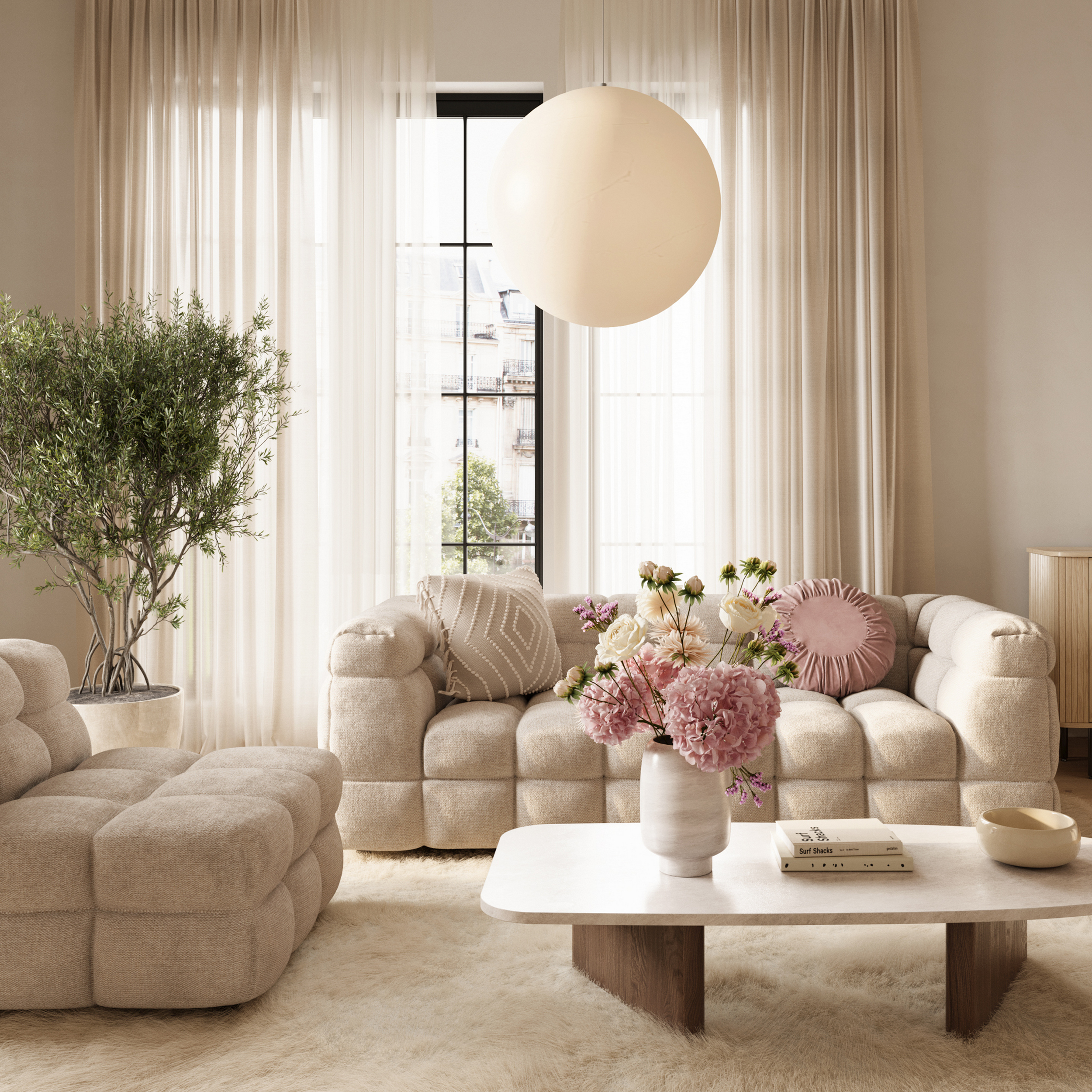 3-sitssoffa Andrarum Elise Bubblig