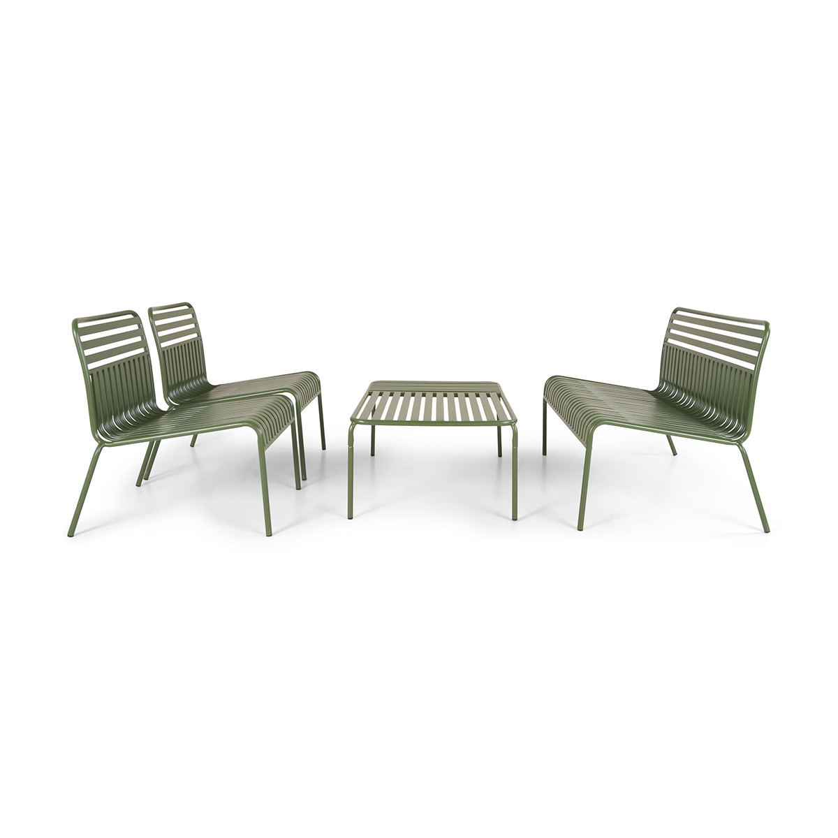Loungegrupp Comfort Garden Jarva Liten 4-sits Soffgrupp Utomhus i metall