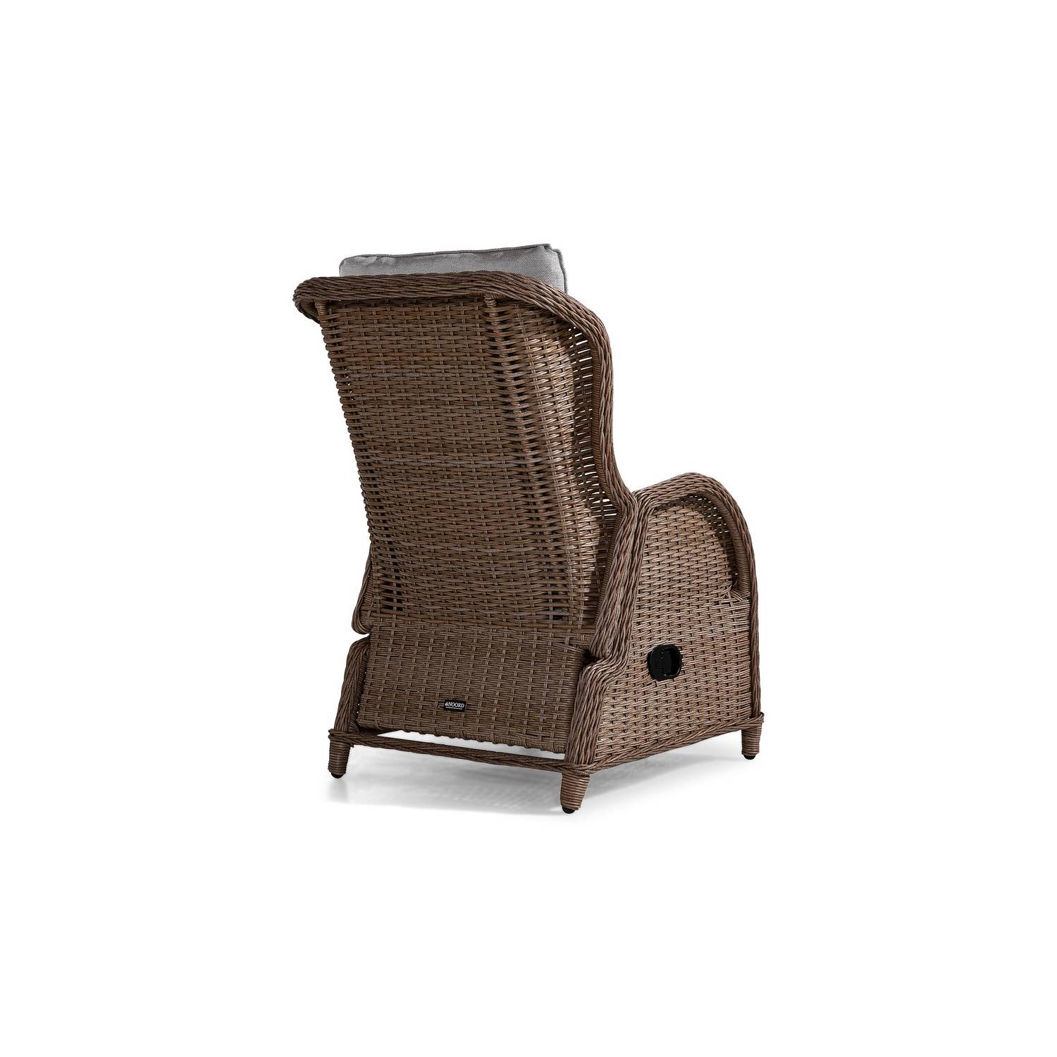 Cafégrupp deNoord Marcus Caféset med 2 Reclinerfåtöljer Utomhus m Dyna