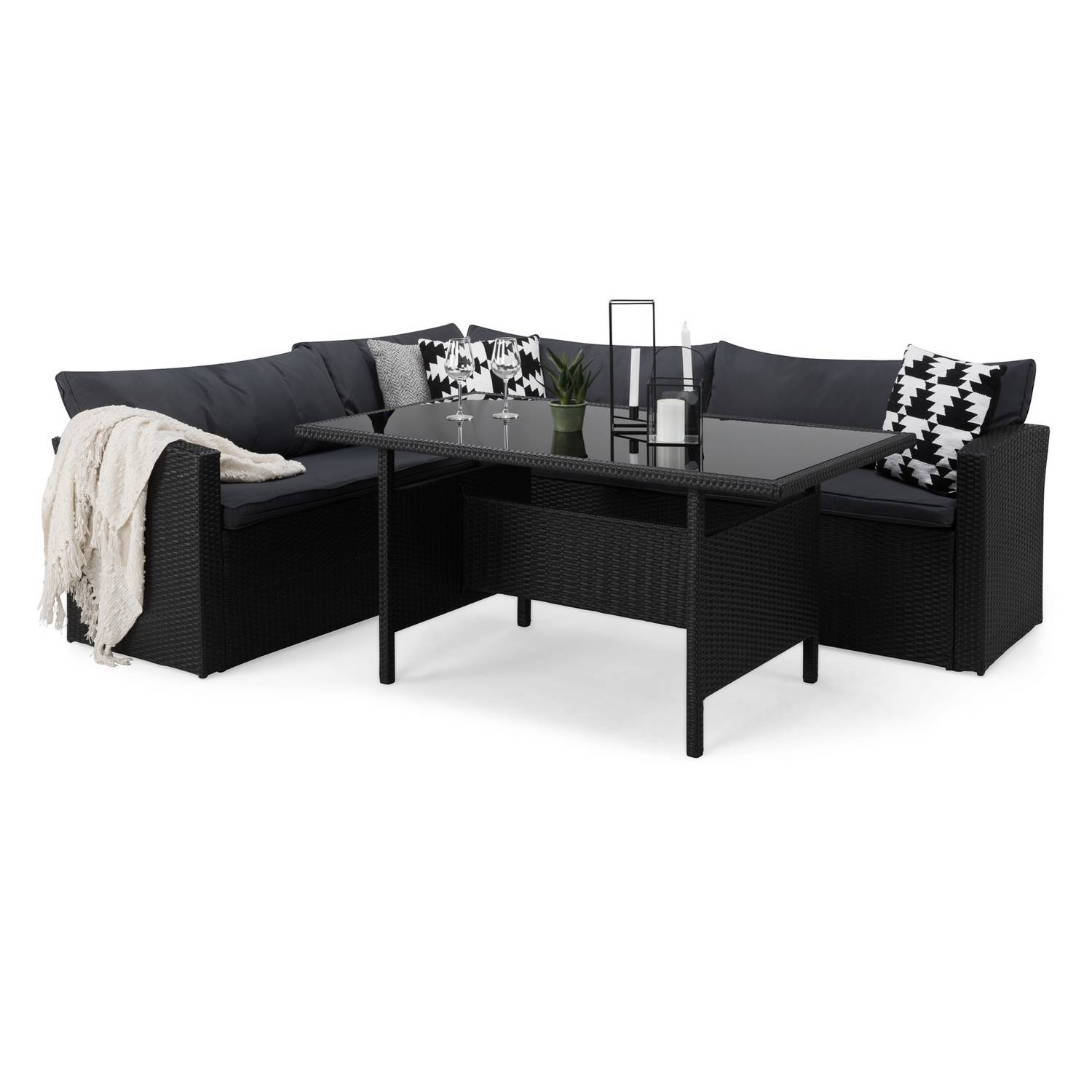 Loungegrupp Comfort Garden James Light Utomhus 5-sits