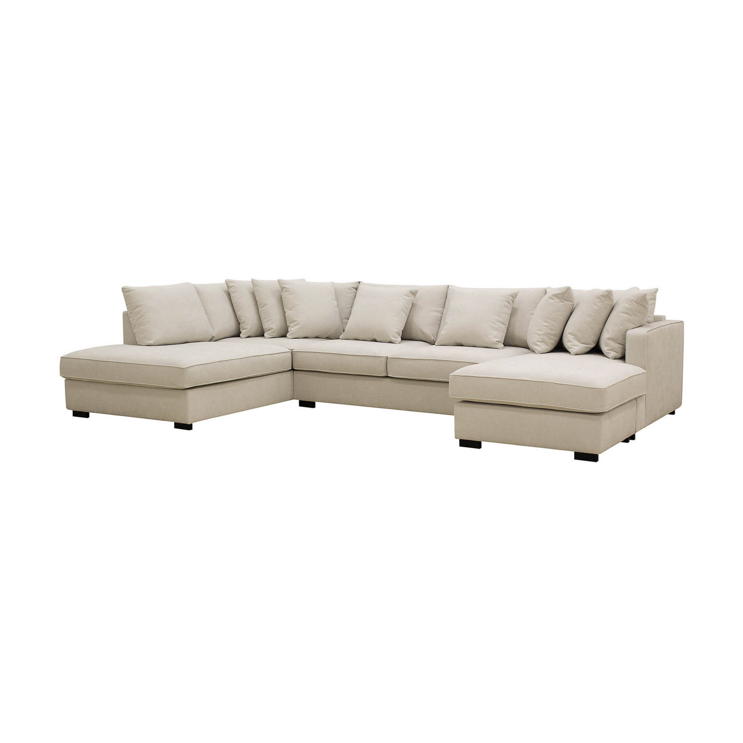 Soffa Scandinavian Choice Rossita 5-sits L-Formad Djup Schäslongsoffa