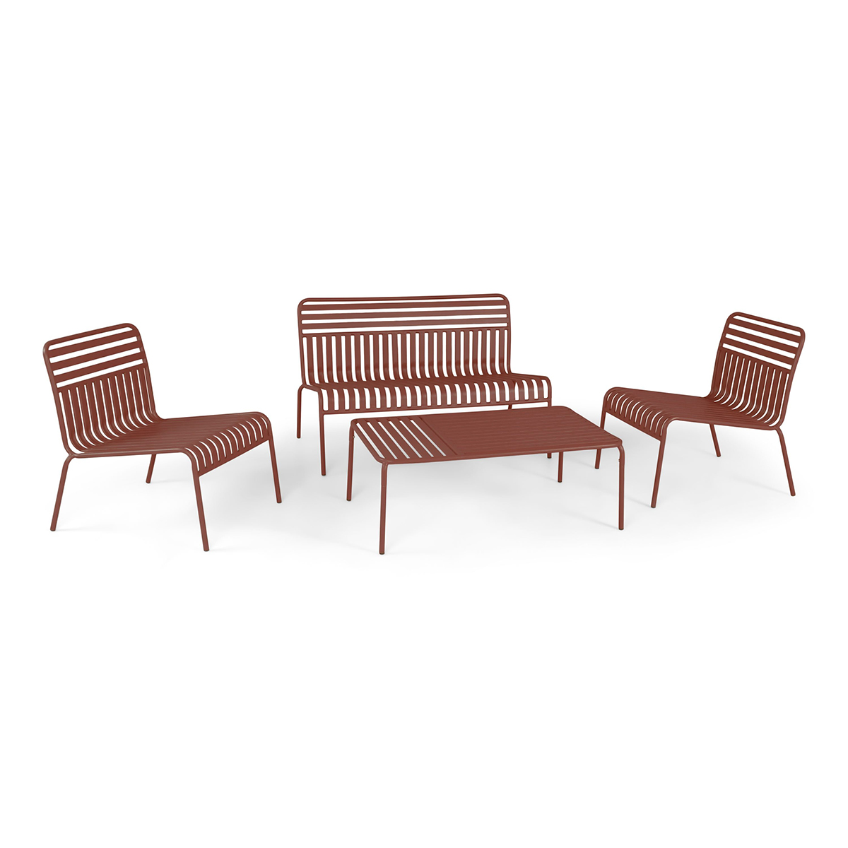 Loungegrupp Comfort Garden Jarva Liten 4-sits Soffgrupp Utomhus i metall