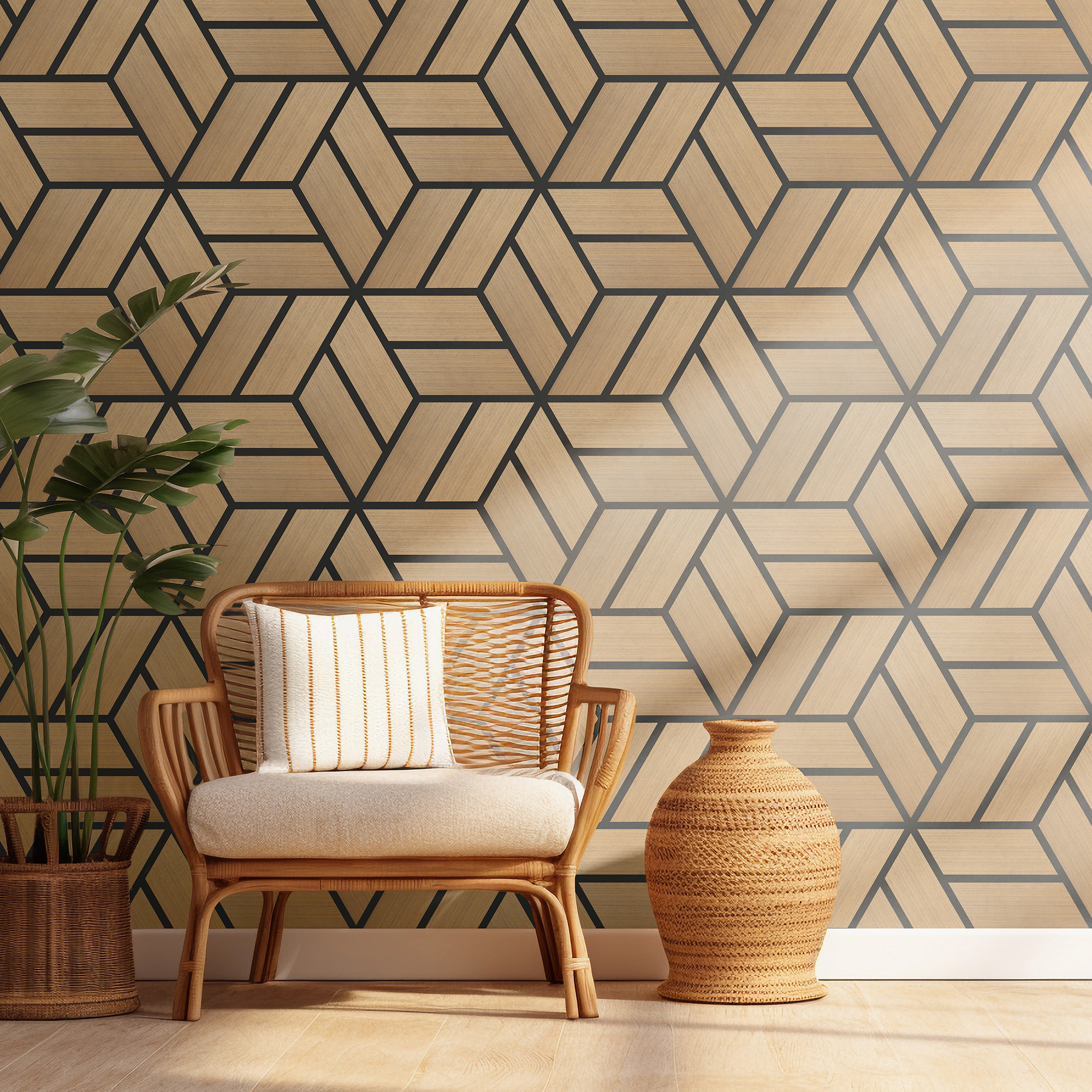 Akustikpaneler NQD Smartwall Hexagonformade 15-Pack