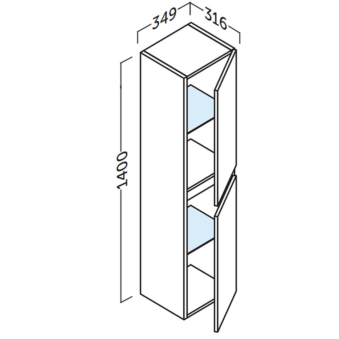 Högskåp Tenfors Viken