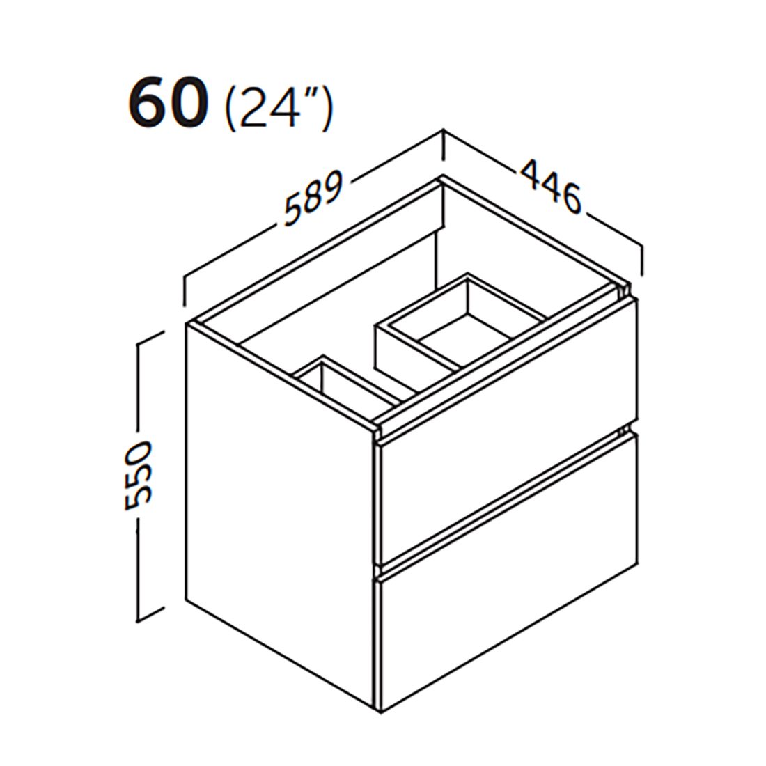 Tvättställsskåp Tenfors Viken med Tvättställ