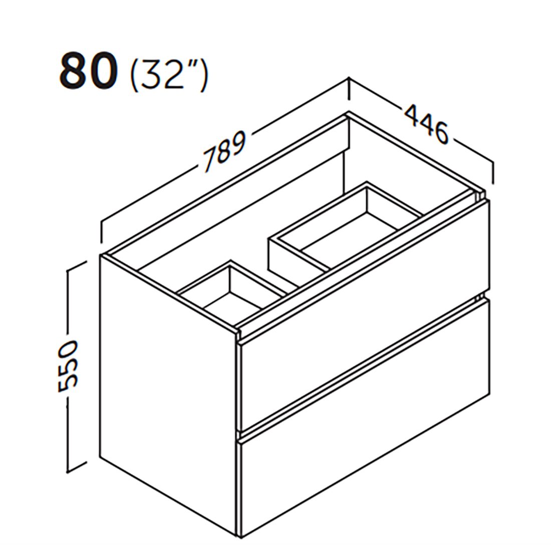Tvättställsskåp Tenfors Viken med Tvättställ
