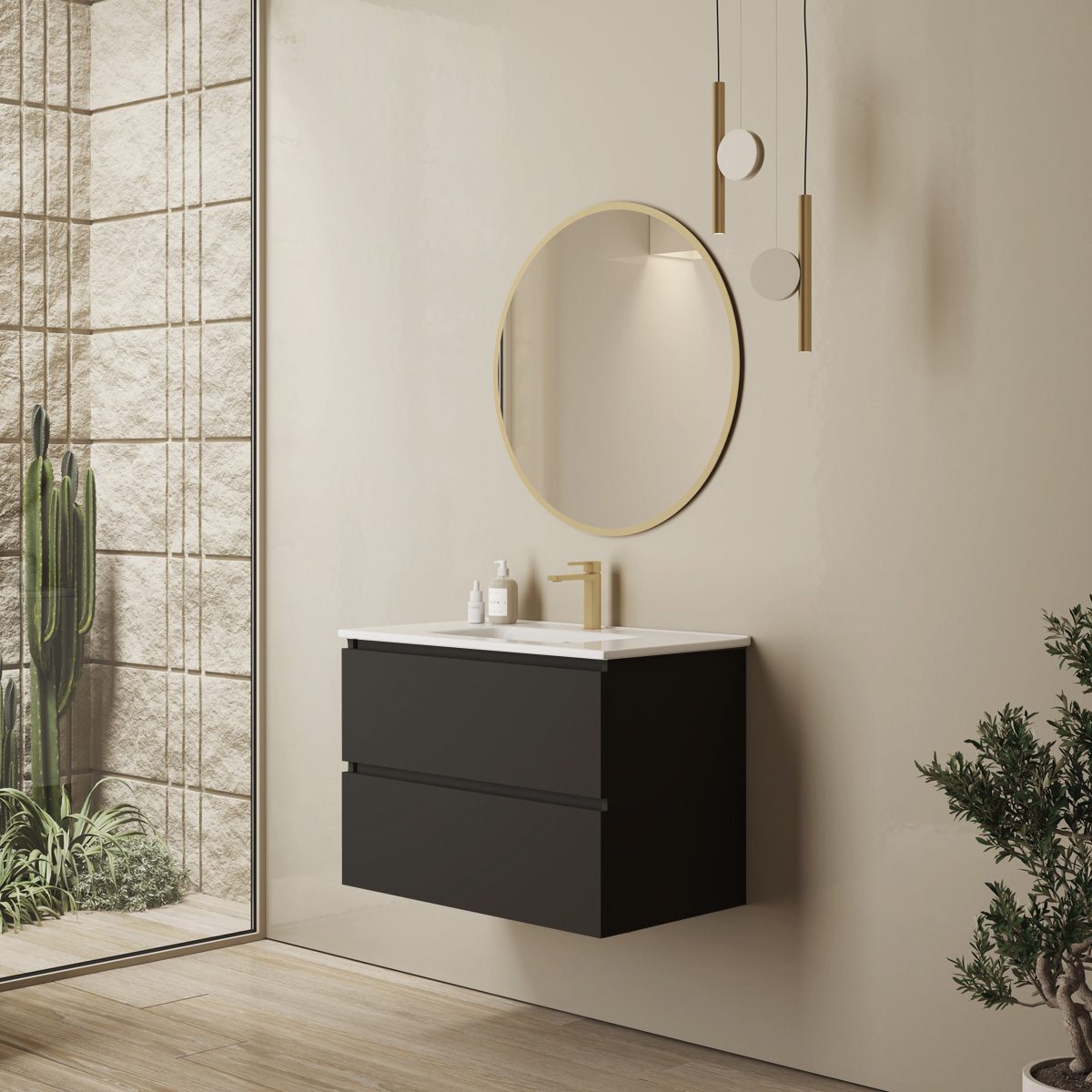 Tvättställsskåp Tenfors Viken med Tvättställ