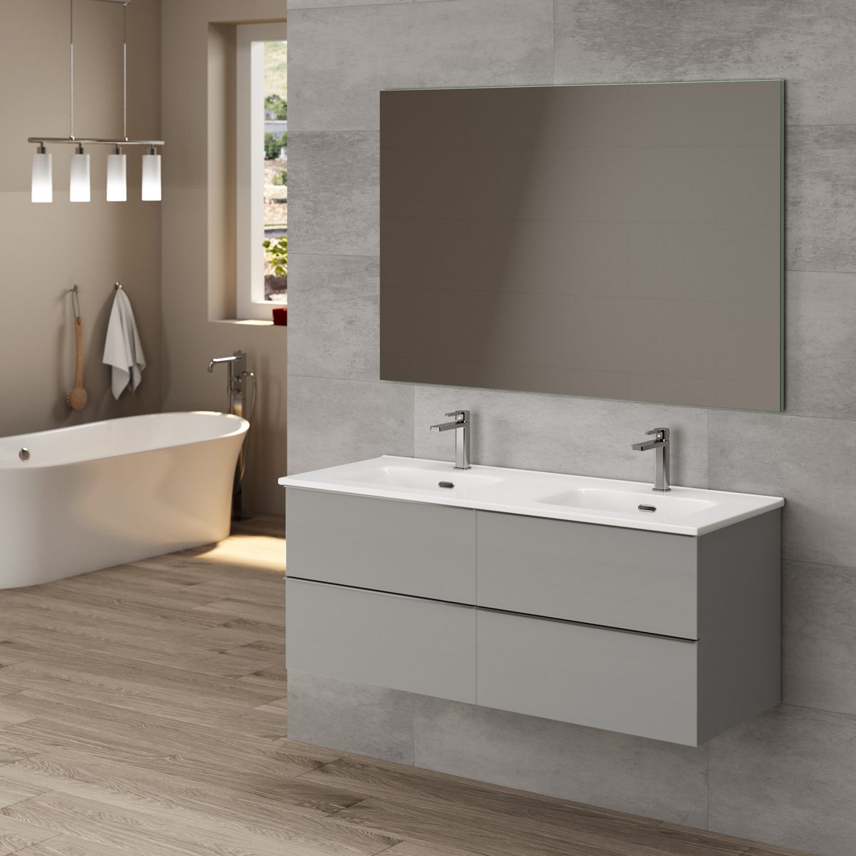 Tvättställsskåp Tenfors Harmoni 4 Lådor