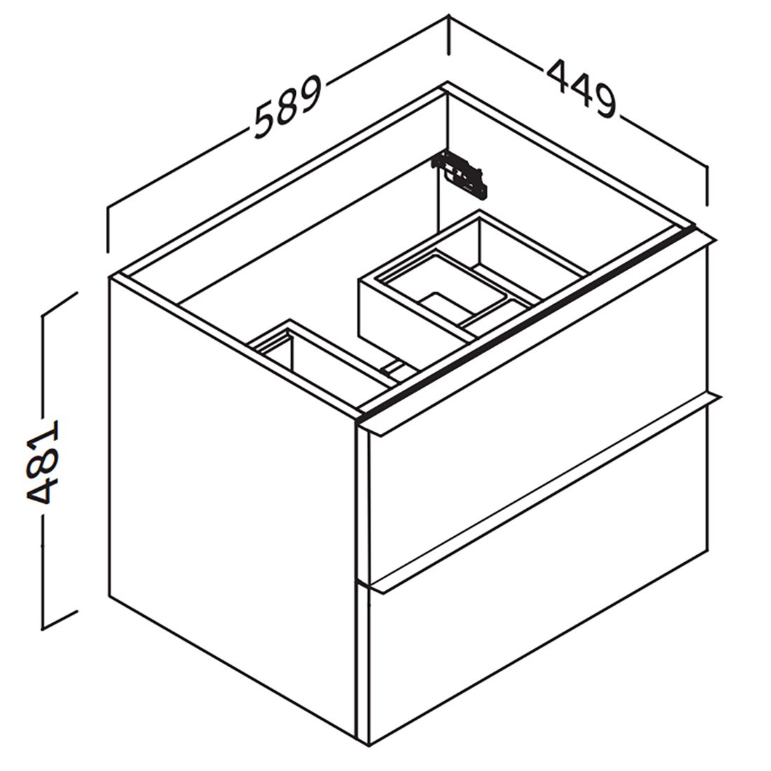 Tvättställsskåp Tenfors Harmoni med Tvättställ