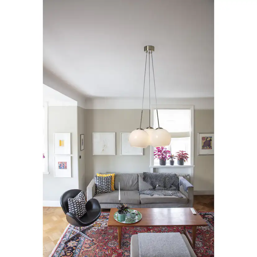 Taklampa Cottex Salle Hängande Lampa med 3 Glaskupor
