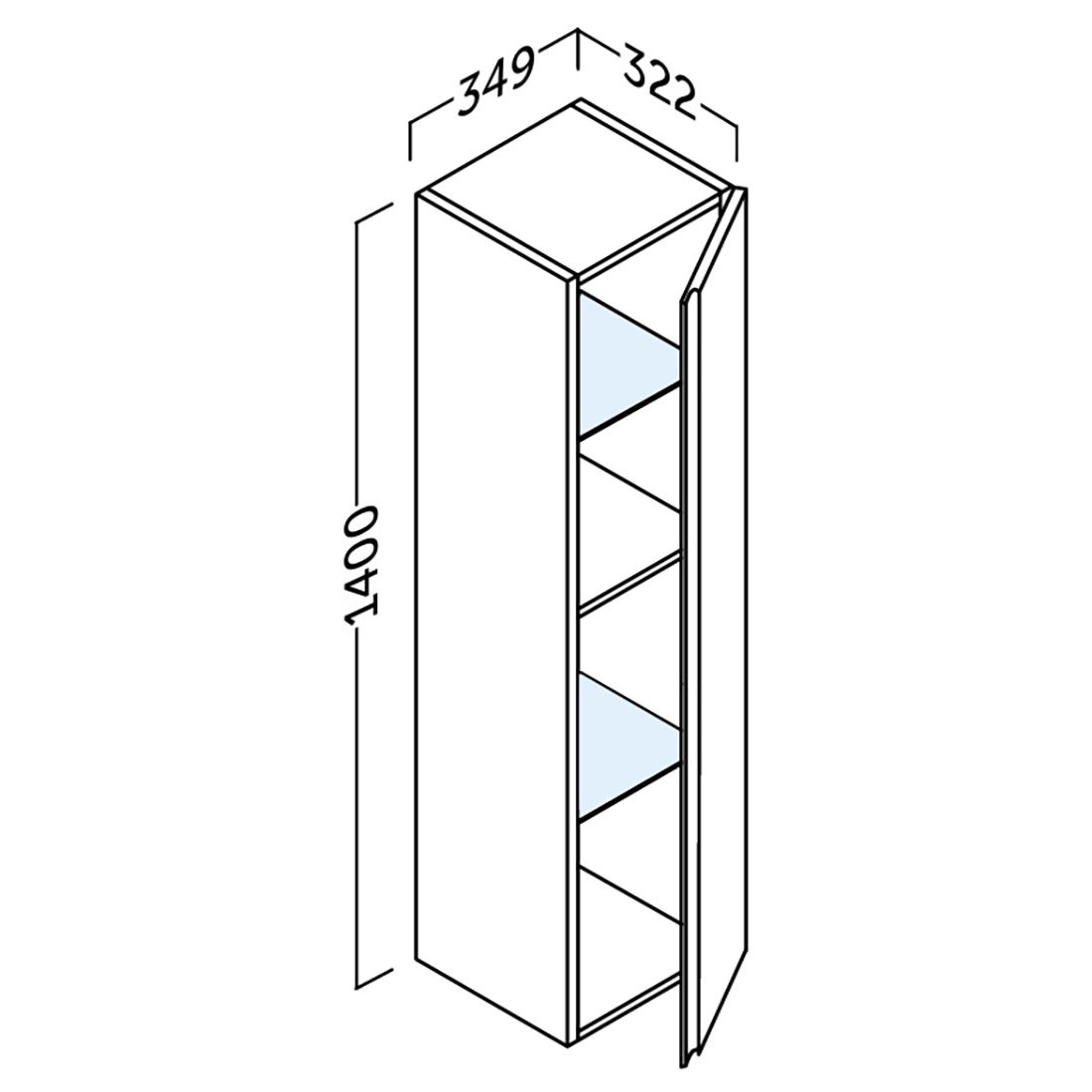Högskåp Tenfors Norrvik
