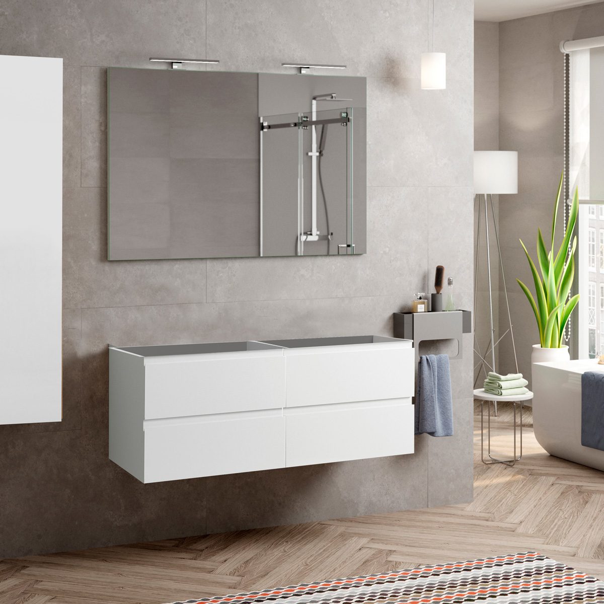 Tvättställsskåp Tenfors Norrvik 4 Lådor