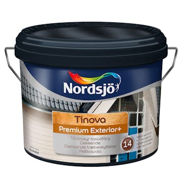 Täckfärg Nordsjö Tinova Premium Exterior+ 337 Black