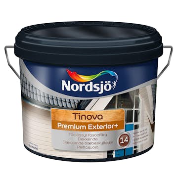 Fasadfärg Nordsjö Tinova Premium Exterior+ Vit