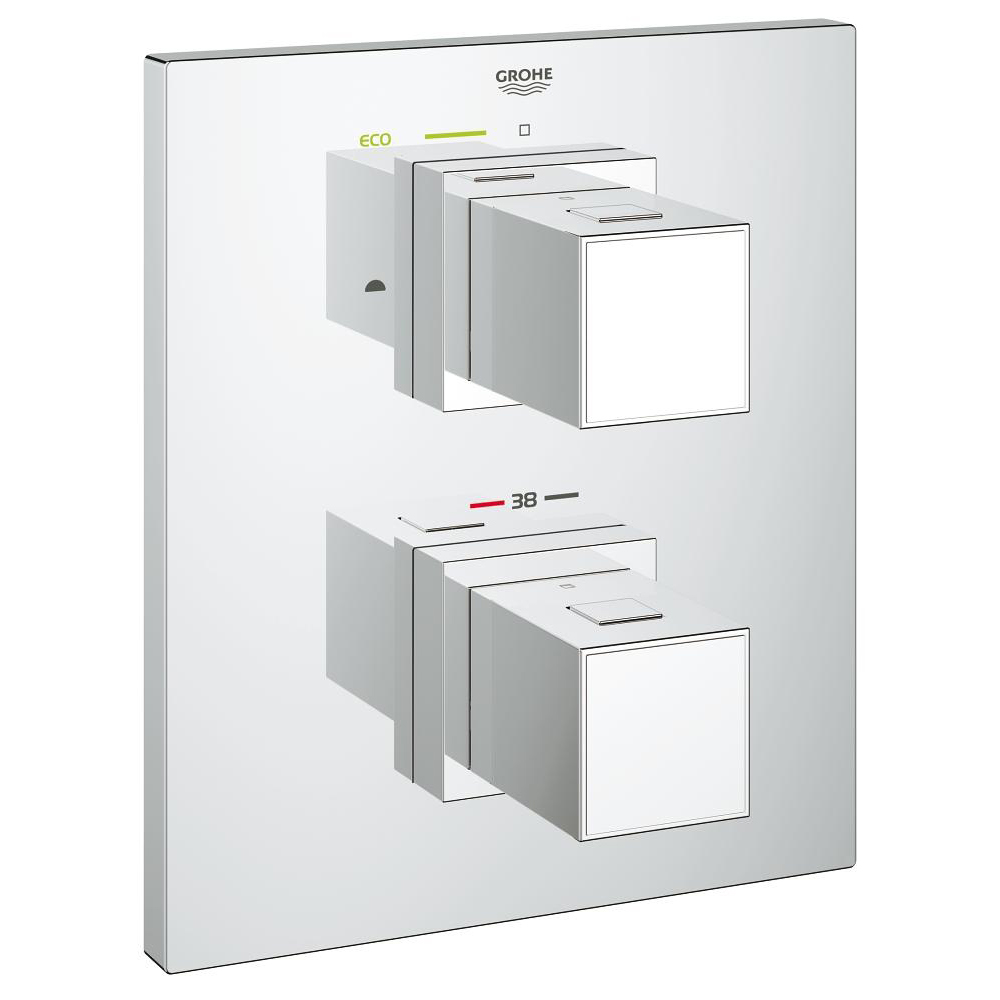 Takduschset Grohe Grohtherm Cube Perfect 34506 för Inbyggnad
