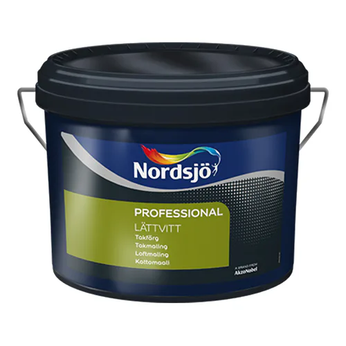 Takfärg Nordsjö Professional Helmatt Lättvitt 10 L