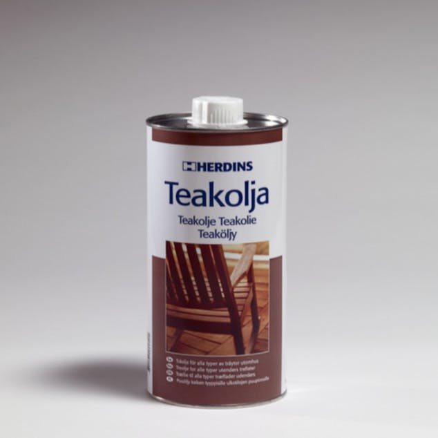 Teakolja utomhus Teakolja utomhus