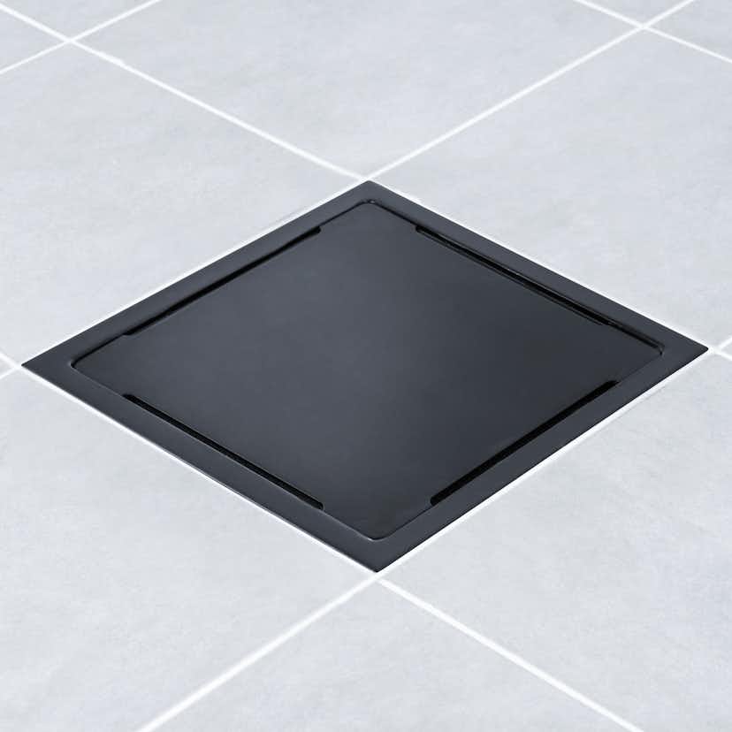 Golvbrunnssil Tebo Malmö Lux Black