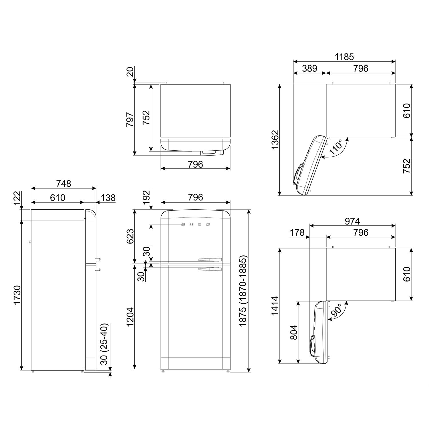 Kyl/Frys Smeg Retro FAB50